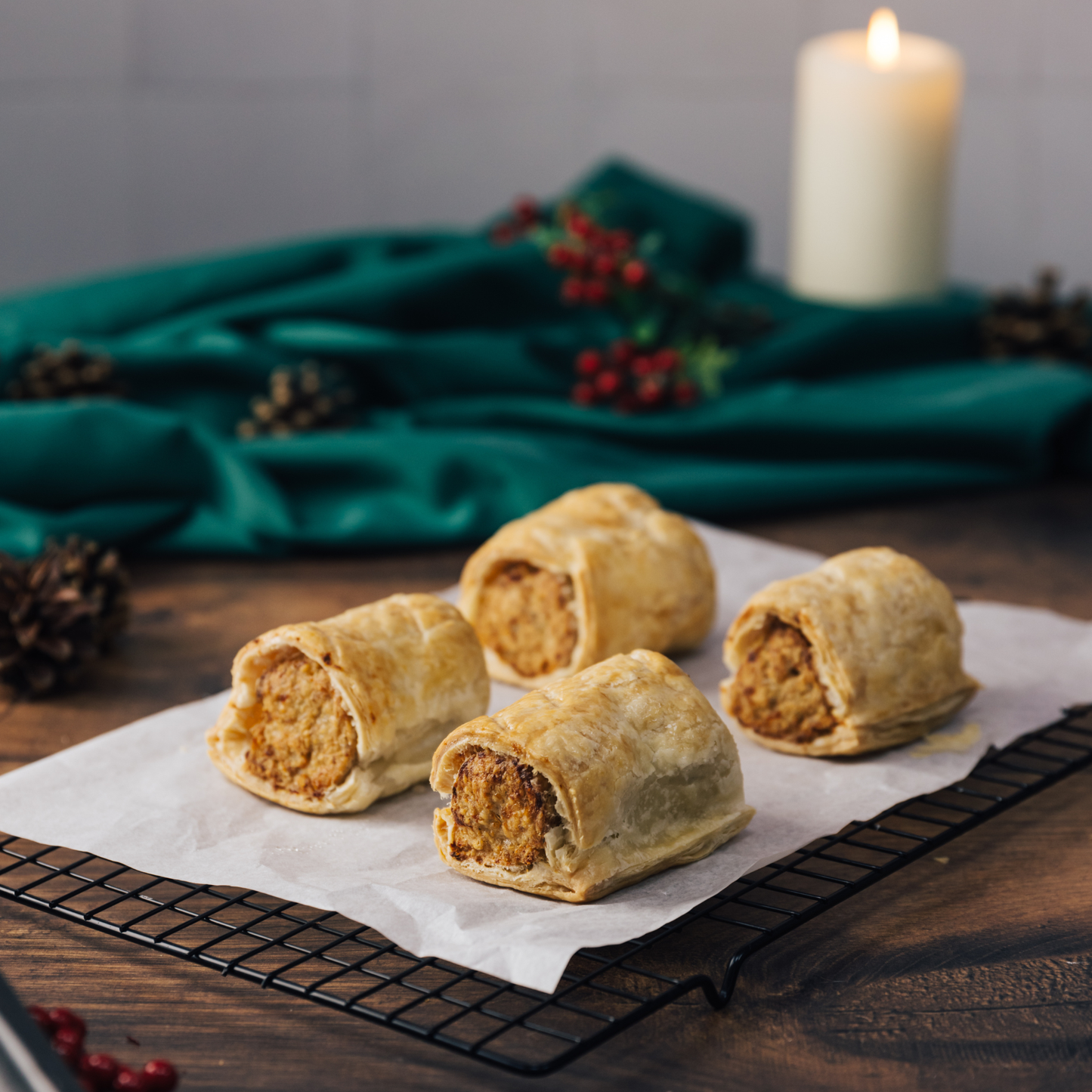 Pork and Cranberry Sausage Rolls