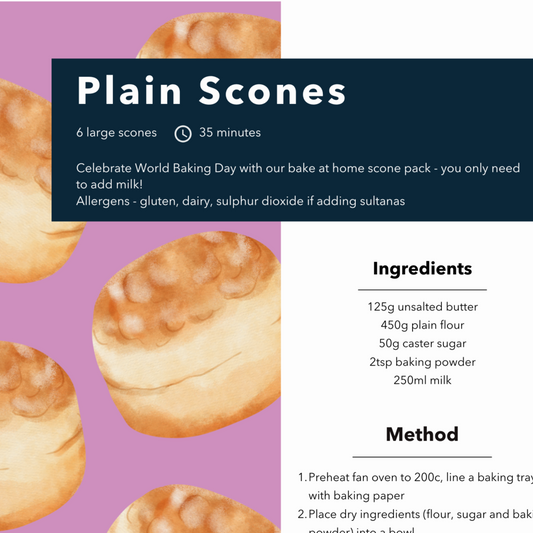 World Baking Day Special - Bake at Home Scone Pack