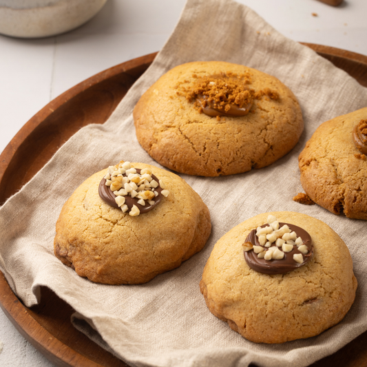 Nutella Stuffed Cookies