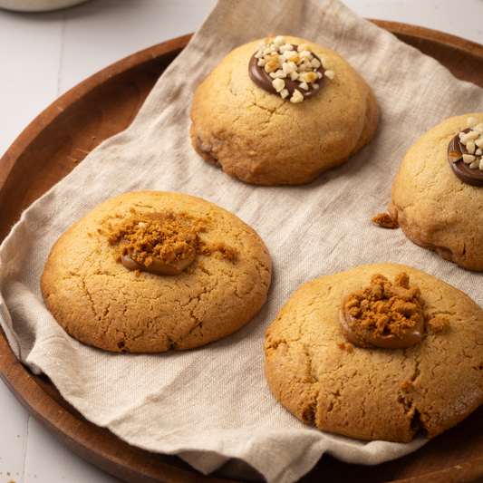 Biscoff Stuffed Cookies